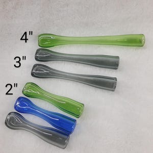 FLAT Mouth Cigarette Holder -2&quot; - 8mm Glass Cone Tip - Choice color - 12 Years of OG Finger Savers™! – Eliminate filter waste and litter.