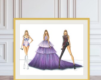 Fashion Illustration Sketch "The Tour"