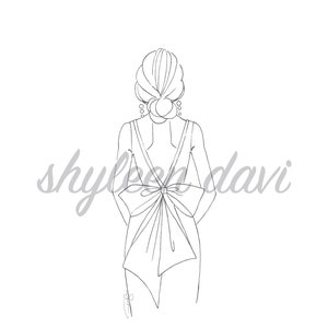 Formal Affair Fashion Illustrated Coloring Page