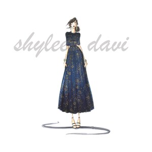 Fashion Illustration Wall Art Print