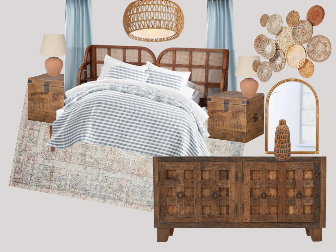 European // Mediterranean // Interior Design Mood Board // Bedroom ...