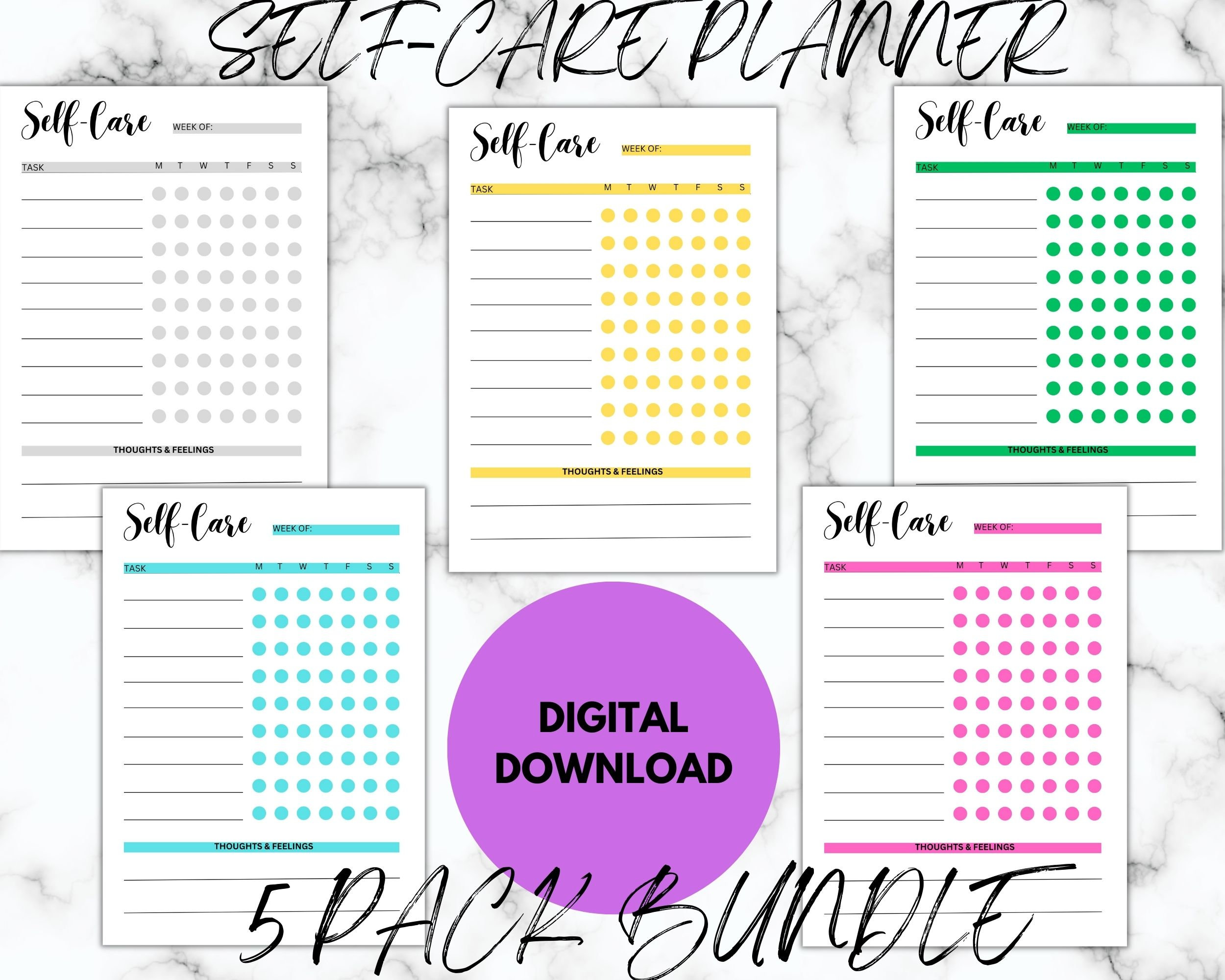 self-care-checklist-printable-digital-pdf-wellness-planner-self-care