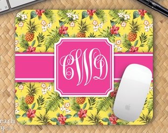 Custom Printed Home Office Decor Personalized Desk Accessory Gift Venetian Mousepad Monogrammed Mediterranean Pattern Mouse Pad