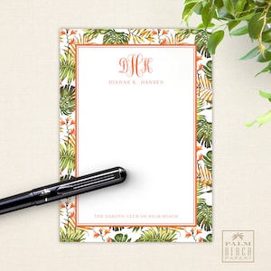 Garden Club 5x7 Notepads - Personalized Memo Pads