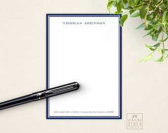 Men’s Club 5x7 Notepads - Personalized Memo Pads