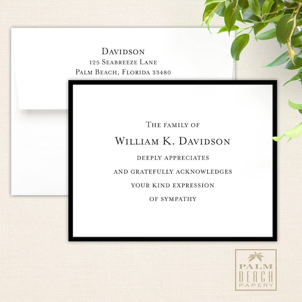 Personalized Funeral Memorial Cards - Etsy