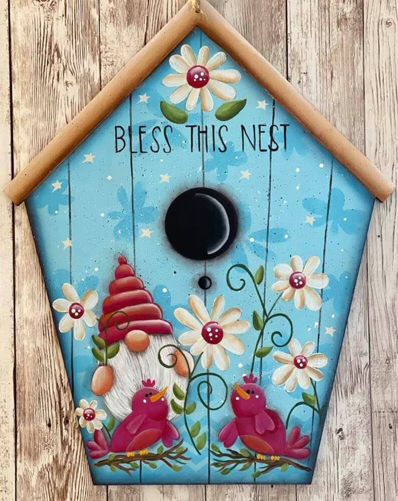 Birdhouse Door Hanger Birdhouse Door Hanger Bless This Etsy
