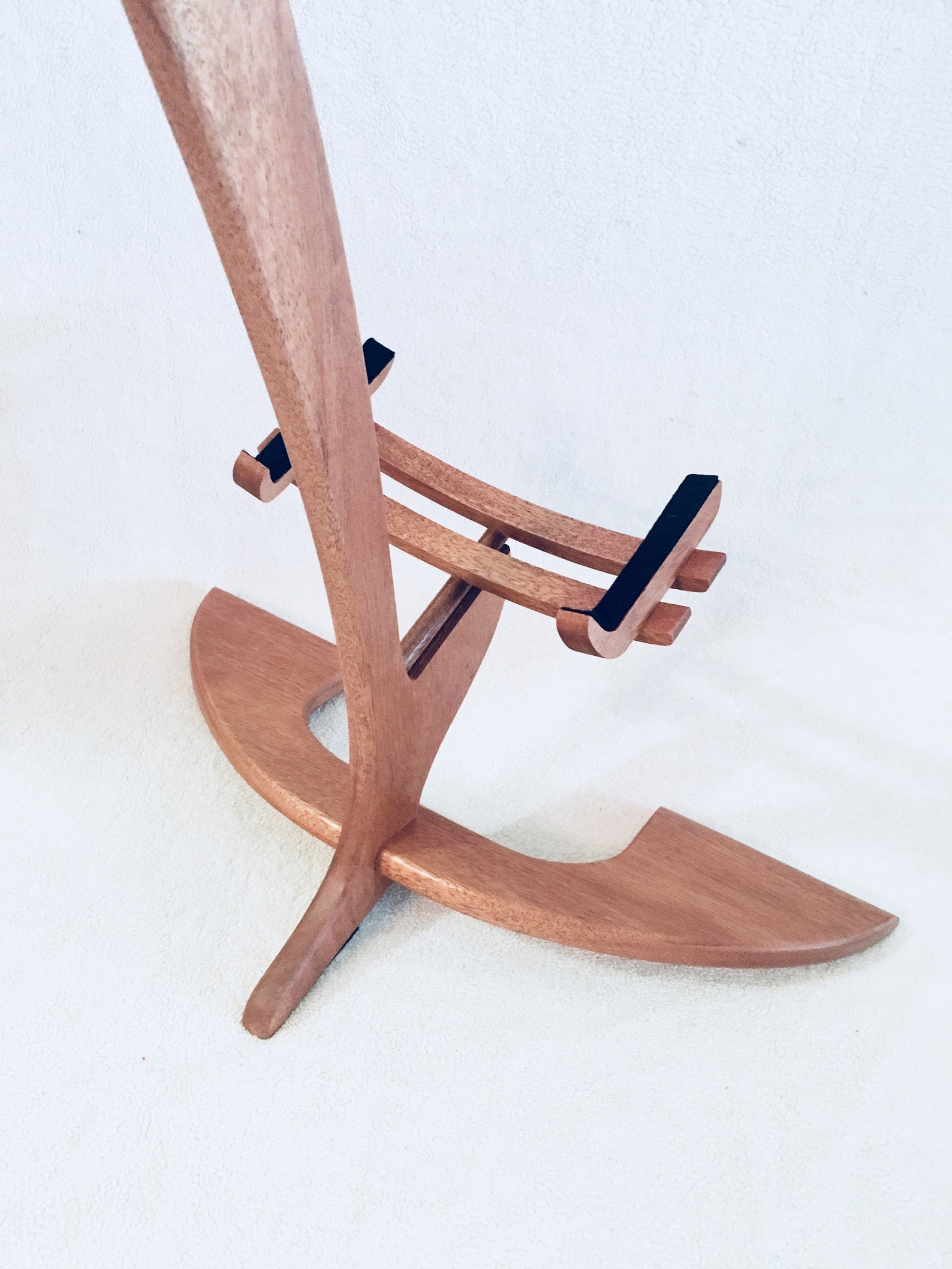 Mahogany Guitar stand Etsy