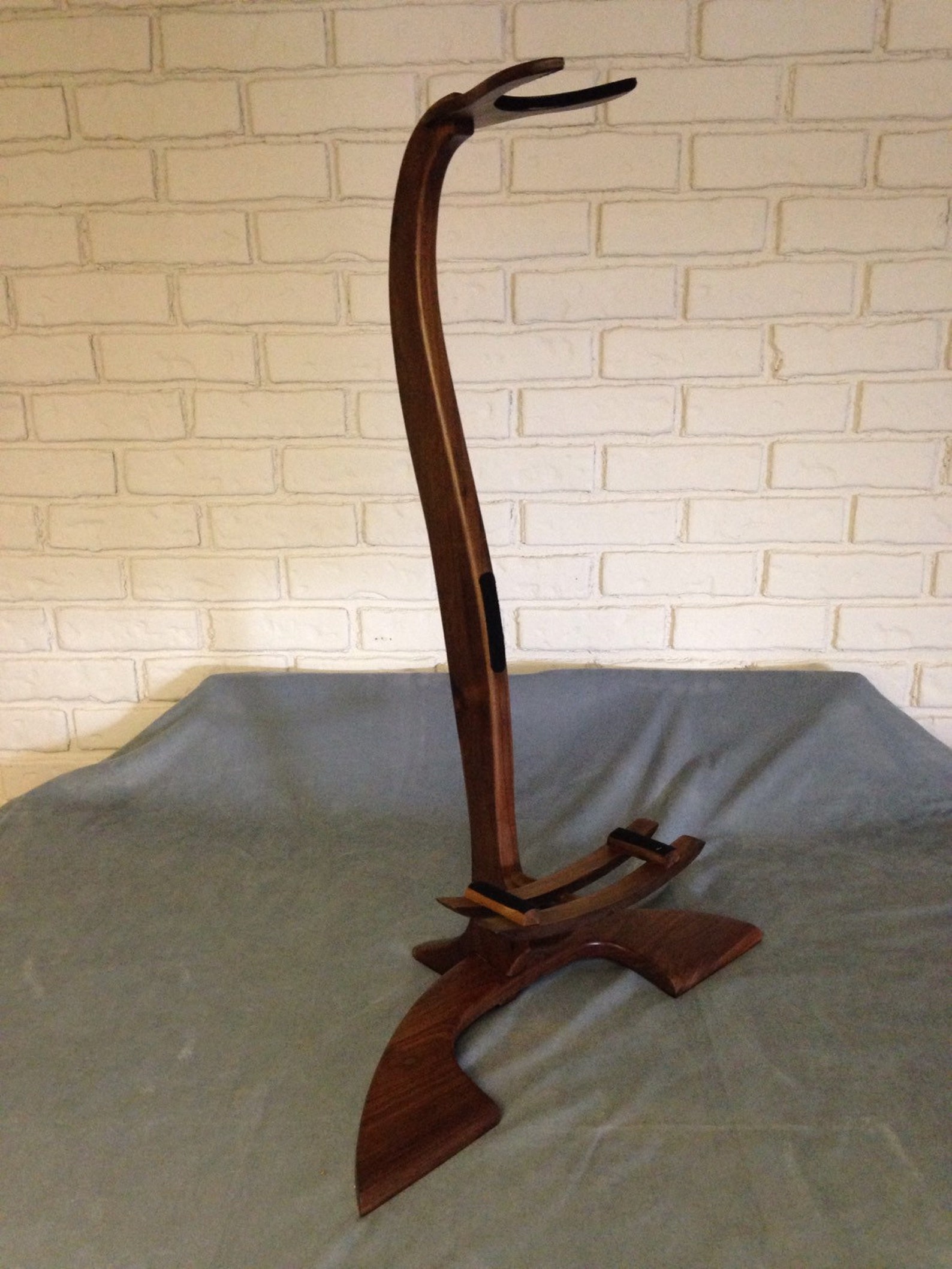 Walnut Guitar Stand Etsy