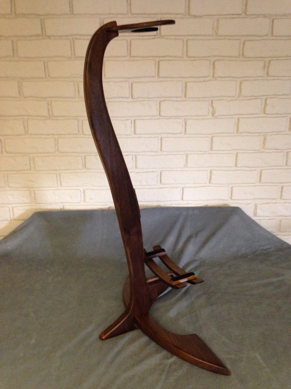 Walnut Guitar Stand Etsy