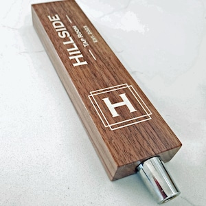 Custom Walnut Beer Tap Handle