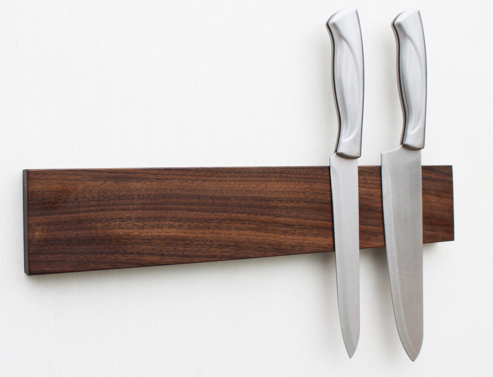 Walnut Knife Rack Knife Rack Knife Holder Wood Etsy