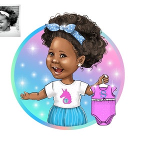 Custom Cartoon Logo: Kids Boutique Business Logo (Digital) image 3