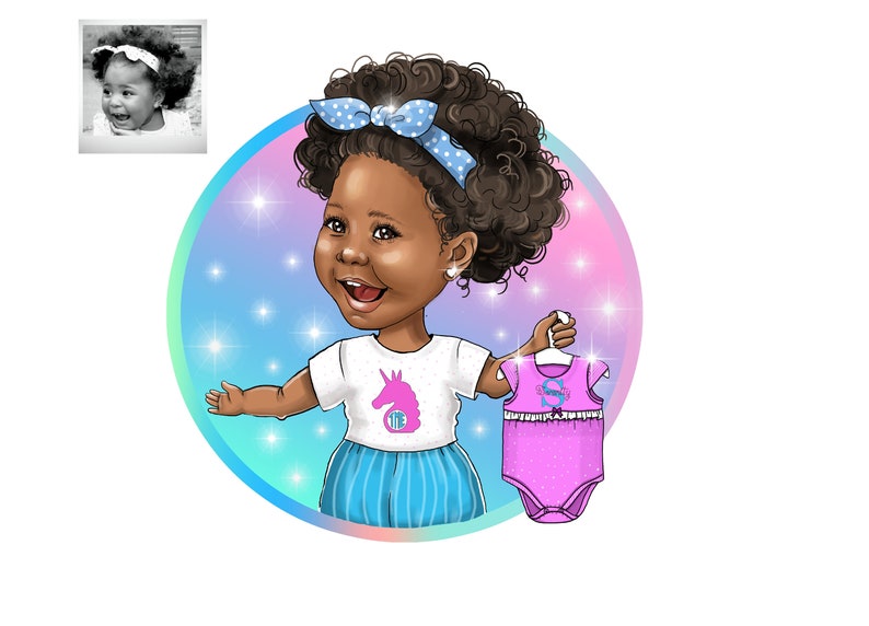 Custom Cartoon Logo: Kids Boutique Business Logo (Digital) image 3