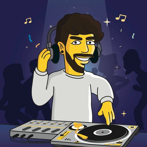 DJ Gift Custom Portrait From Your Photo as Yellow Cartoon - Etsy UK DJ Gift Custom Portrait From Your Photo as Yellow Cartoon - Etsy UK