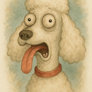 Custom Bad Pet Portrait: Funny Ugly Style Art (Digital File)