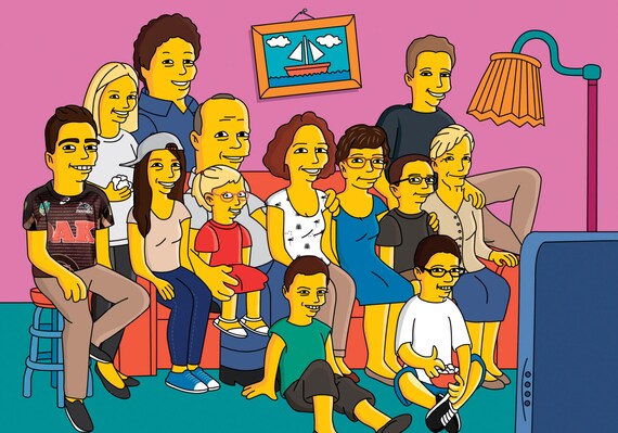 3 Group Cartoon Characters