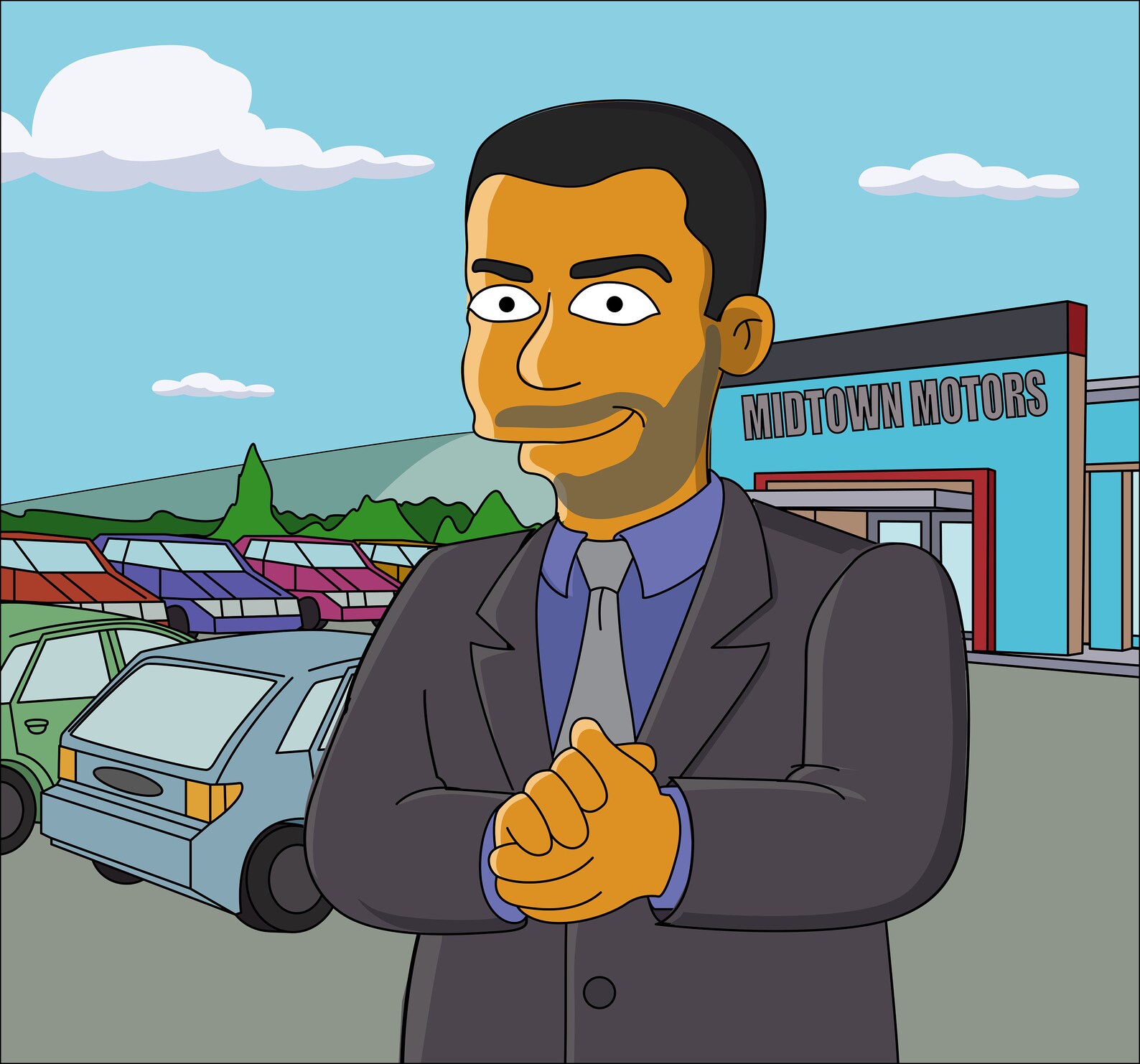 Car Dealer Gift Custom Cartoon Portrait From Photo / Car Etsy UK