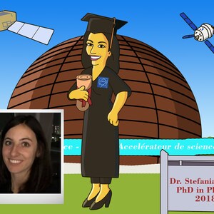 Physics Student Gift - Custom Portrait as Cartoon Character, Science Student, Physics gift, Physics art