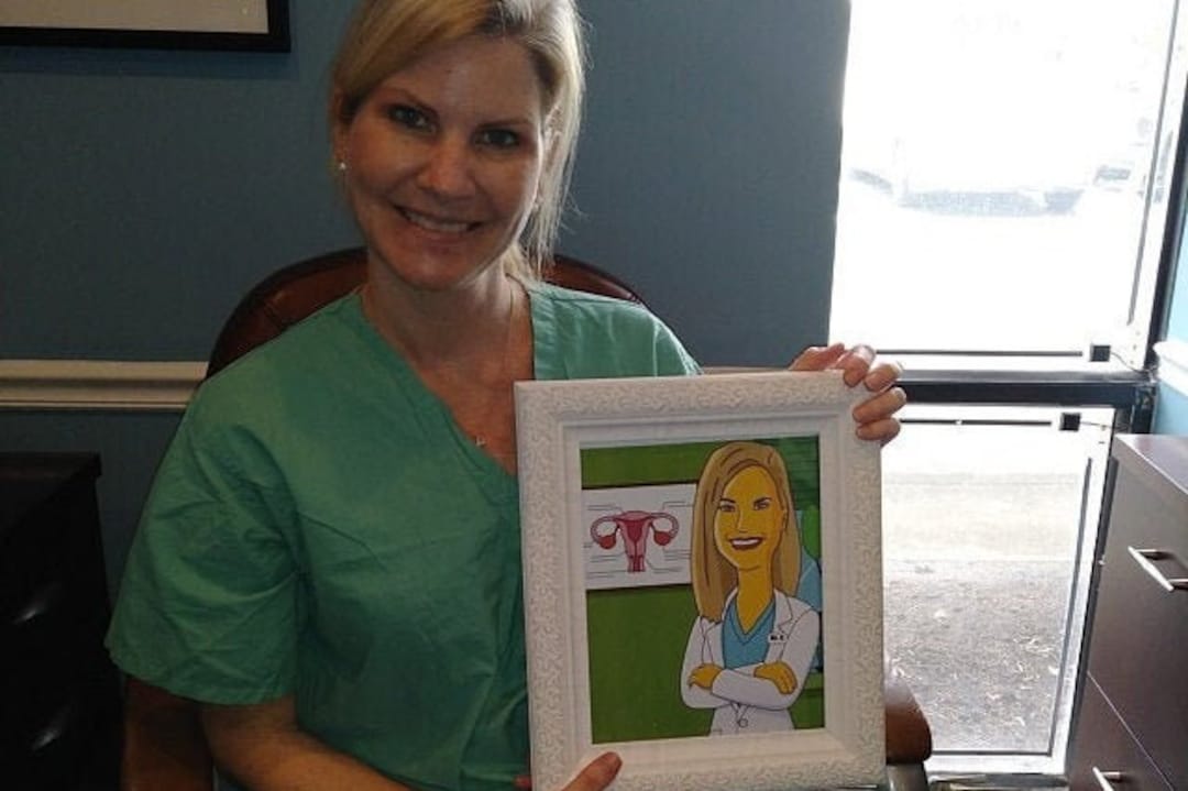 Gynecologist Gift - Custom Portrait as Cartoon Character ...