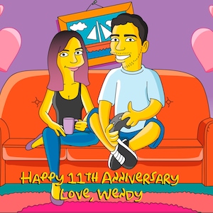 11th anniversary gift / eleven year anniversary gift / 11 year steel anniversary gifts for husband / 11 anniversary