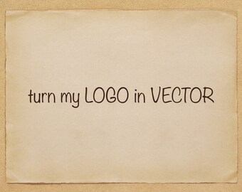 Turn my LOGO in vector file