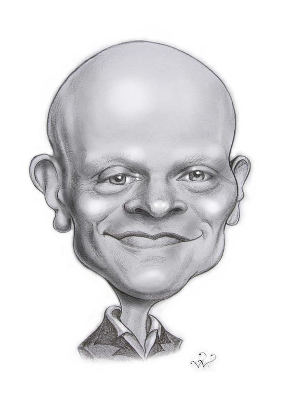 Pencil Caricature Portrait From Photo / Caricature Gifts / - Etsy