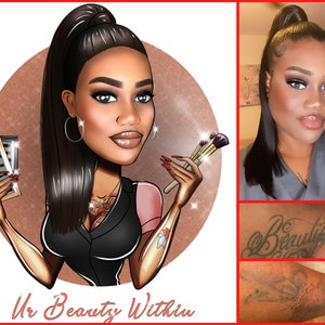 Projekt logo Beauty - niestandardowe logo z kreskówek dla Twojej firmy / logo salonu piękności