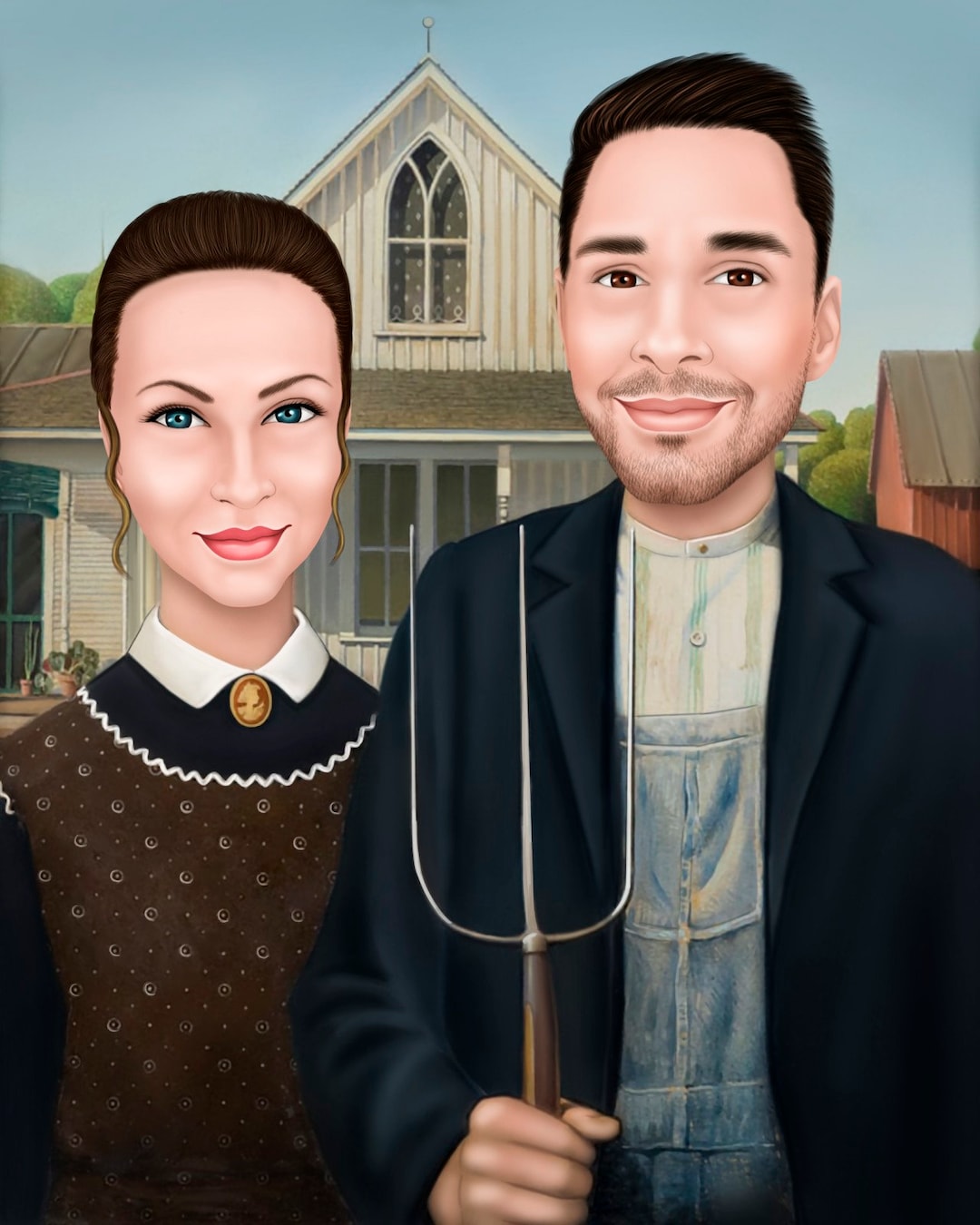 This Is Us Gothic Couple Sign