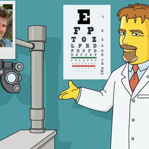 Optometrist Gift  - Custom Cartoon Portrait / optician gift / eye doctor gift / optometry gift / optometry art / doctors of optometry