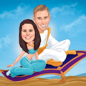 Cartoon-Portrait von Ihrem Foto