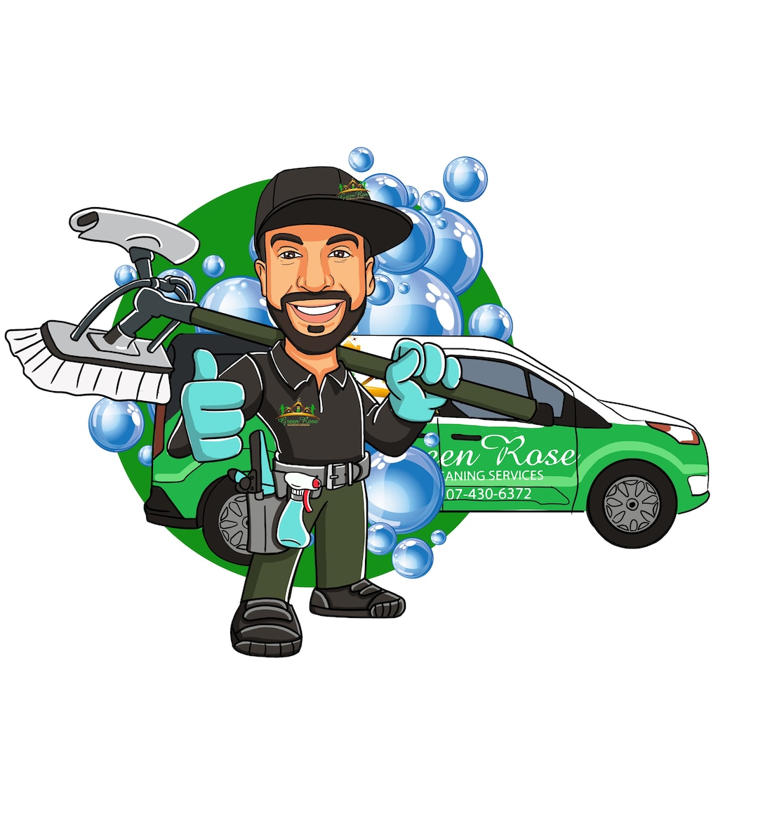 Car Wash Logo Custom Cartoon Logo for Your Business, Auto Detailing