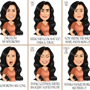 Tessera di assistenza post-ricovero PMU con il tuo ritratto personalizzato: tutti e 6 i ritratti disegnati su misura con il tuo viso
