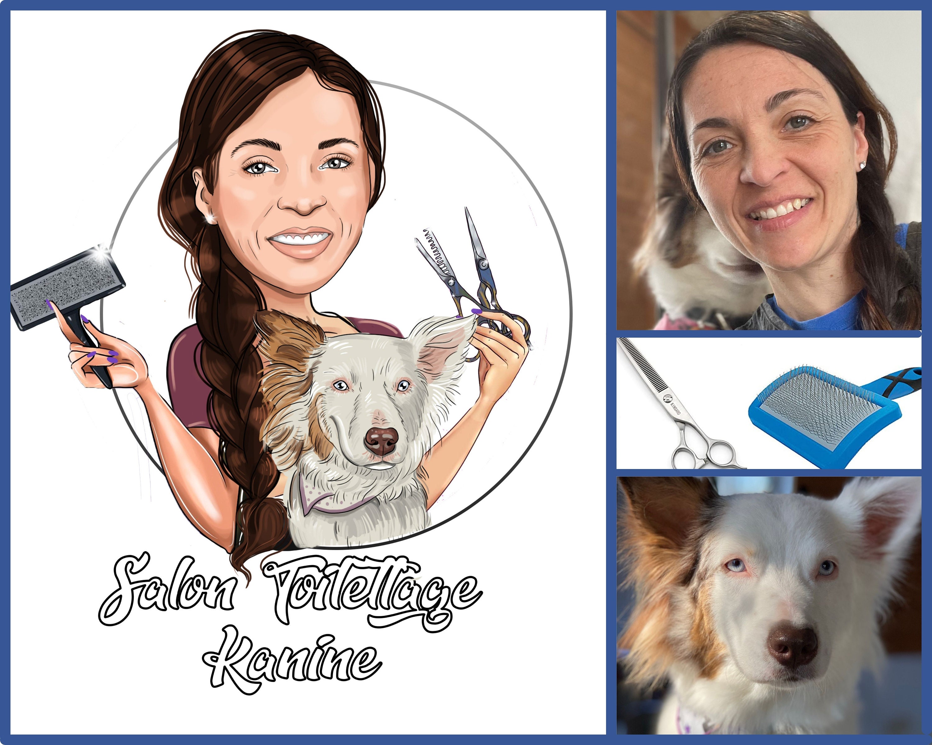 Pet Groomer Logo Design Custom Cartoon Portrait for Your - Etsy Pet Groomer Logo Design Custom Cartoon Portrait for Your - Etsy