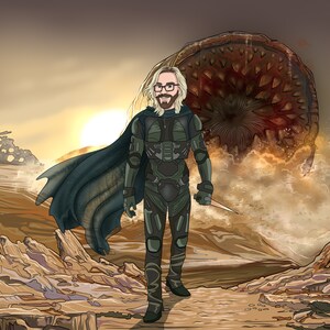 Dune Cartoon Portrait From Your Photo, Arrakis, Sandworm, Paul Atreides ...