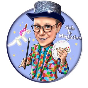 Entertainer Logo - custom portrait for your business logo