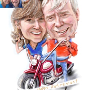 Retirement Gift Caricature from photo / retirement gift ideas /retirement caricature /coworkers retirement gifts fun retirement gift for men image 7