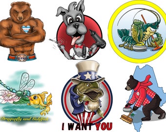 Custom Mascot Logo Design: Cartoon Animal Logo