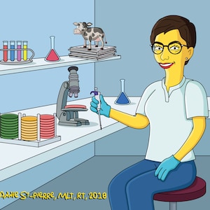 Forensic Chemist Gift - Custom Cartoon Portrait, forensic scientist, forensic science