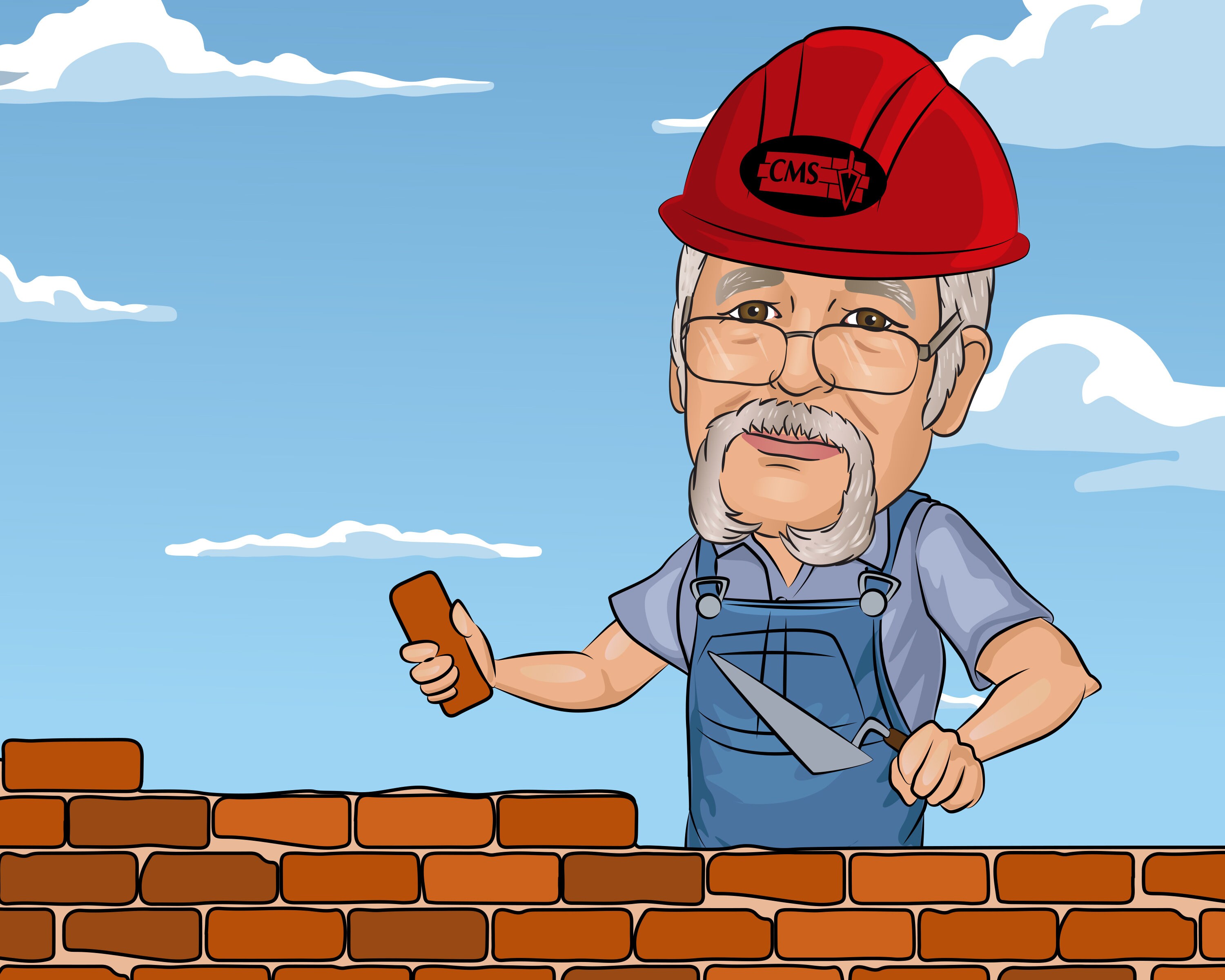 Brick Mason Gift Custom Caricature Portrait From Photo / Etsy Australia