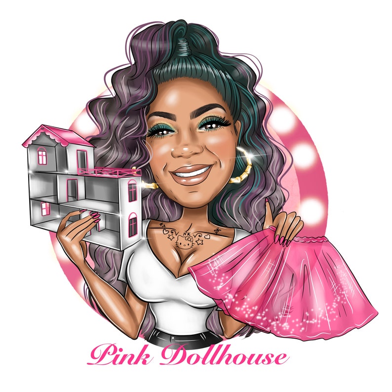 Custom Cartoon Logo: Kids Boutique Business Logo (Digital) image 5