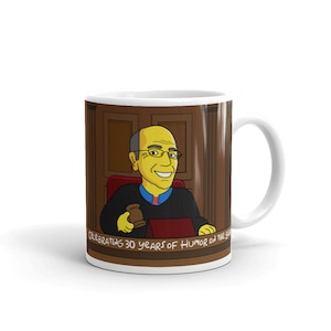 Judge mug with custom cartoon character portrait, Court inspector, judge cup, judge coffee mug, judging gift, new judge gift, judge mugs