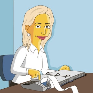 Medical Biller Gift - Custom Portrait as Cartoon Character, Medical Coder, Medical Coding