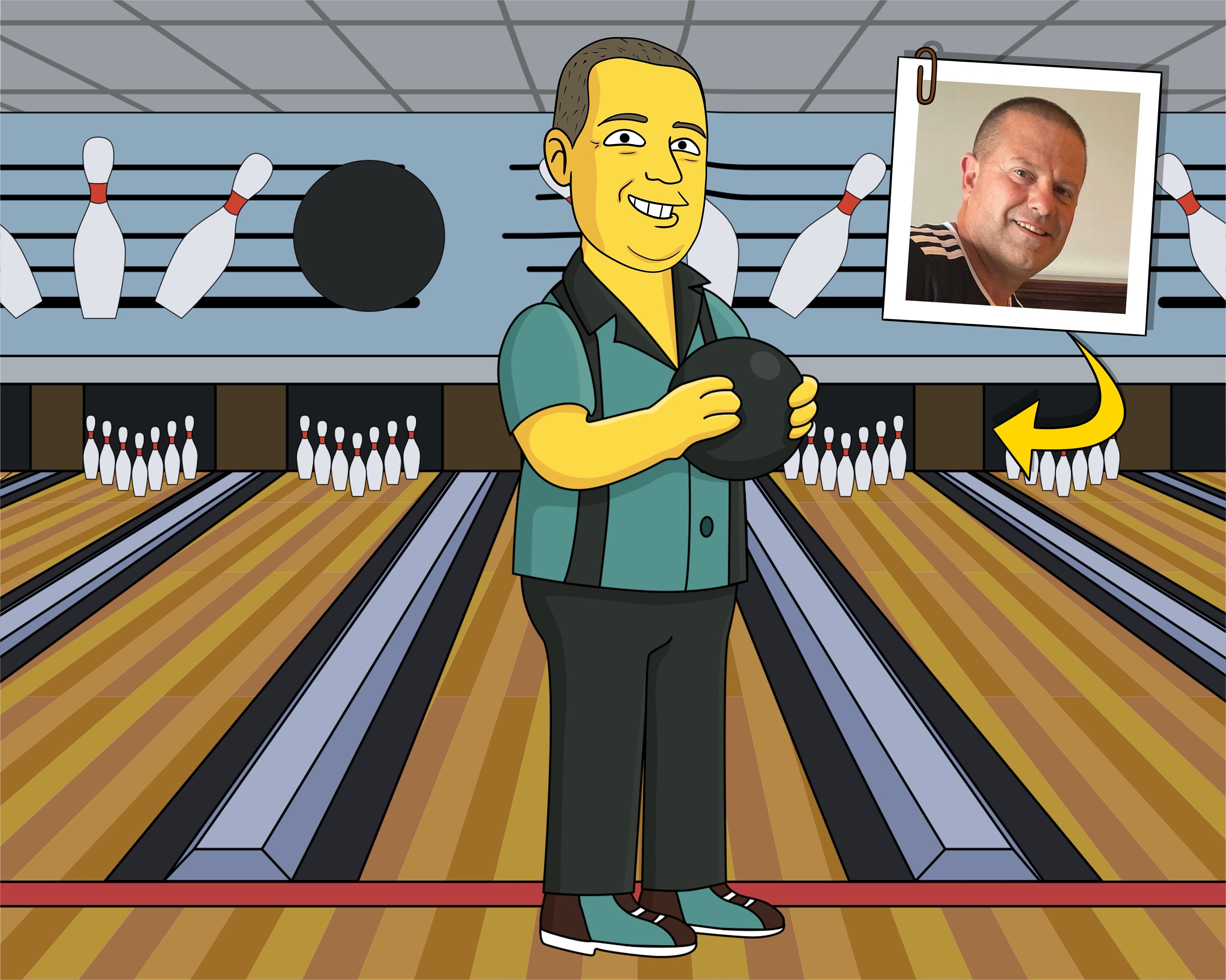 Simpsons bowling - Etsy 日本