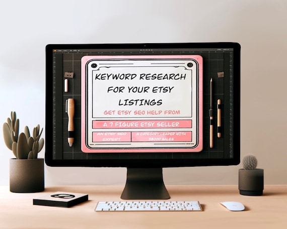 Keyword Research for 3 Etsy Listings, seo keywords