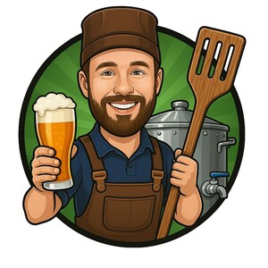 Beer Logo - custom portrait logo for your business, Brewmaster Logo