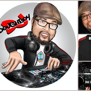 DJ ロゴ - ビジネス ロゴ / ディージェイ ロゴ / カスタム DJ ロゴのカスタム ポートレート