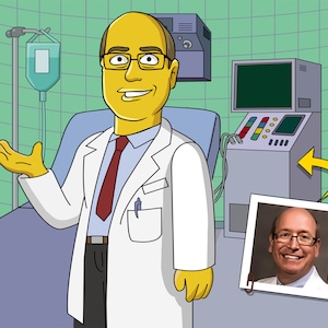 Doctor retirement gift - custom cartoon portrait / physician retirement / retired doctor gift / nurse retirement gift / medical retirement