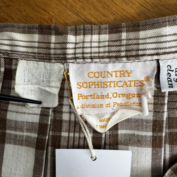 Country Sophisticates Pendleton A-Line Pleated Pl… - image 7