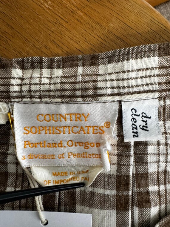 Country Sophisticates Pendleton A-Line Pleated Pl… - image 6